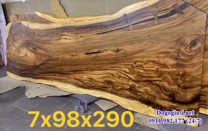 Bảng giá xưởng bàn gỗ nguyên tấm tại nơi sản xuất
