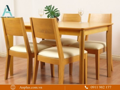 Sự khác biệt của bàn ăn mặt gỗ nguyên tấm với các sản phẩm khác