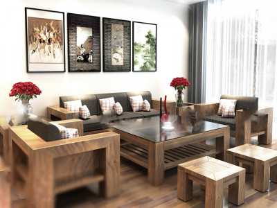 Tiêu chí lựa chọn mẫu bàn ghế gỗ phòng khách đẹp