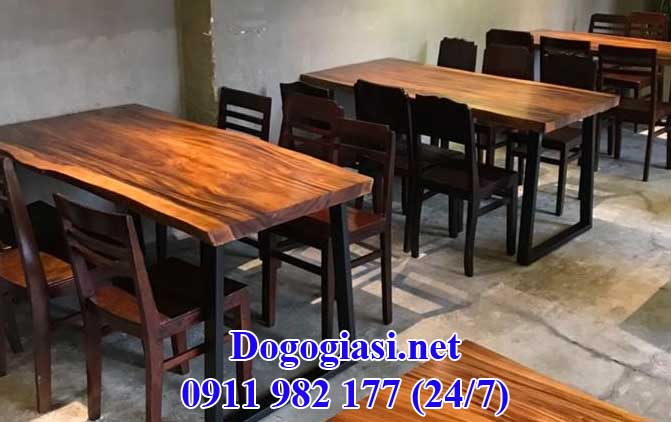 Gỗ Me Tây làm bàn cafe giá rẻ